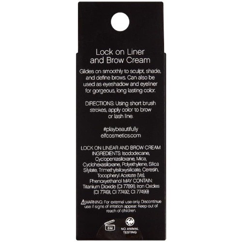 PROMO MURAH ELF Cosmetics Lock On Liner &amp; Brow Cream (5.5 gr) Light Brown Gambar Alis ORI USA