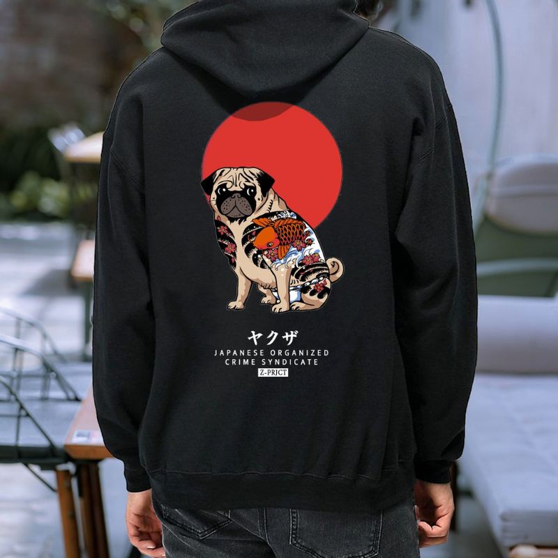 Hoodie Japan Dog Yakuza / Sweater Hoodie Jepang / Jaket Hoodie / Hoodie Jumper
