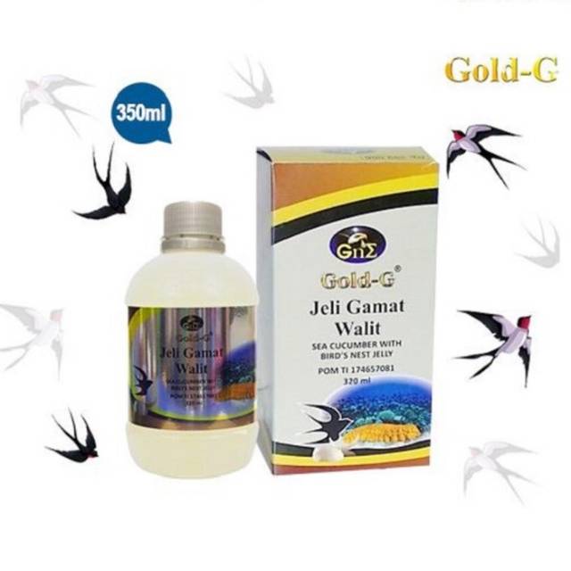 Jelly Jeli Jely Gamat Gold G Walit Plus Ekstrak Sarang Walet Original