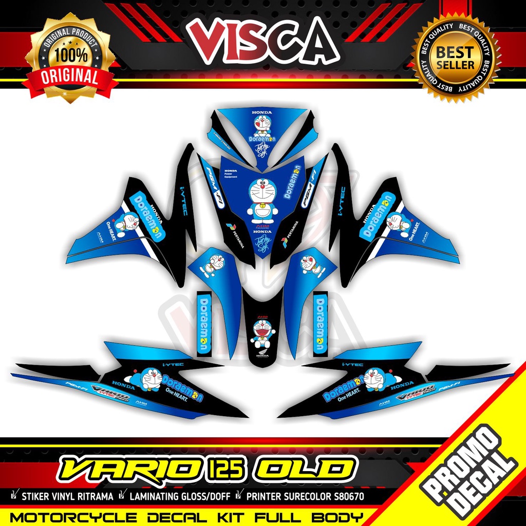 Decal Vario 125 Old Full Body Stiker Vario 125 Old Keren Full Body Striping Vario 125 Old Full Body 