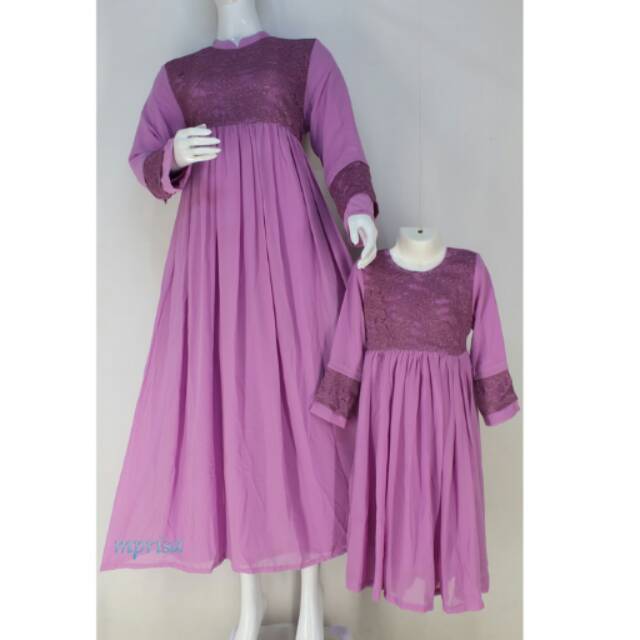 Gamis Couple Sifon Brokat - MP0014