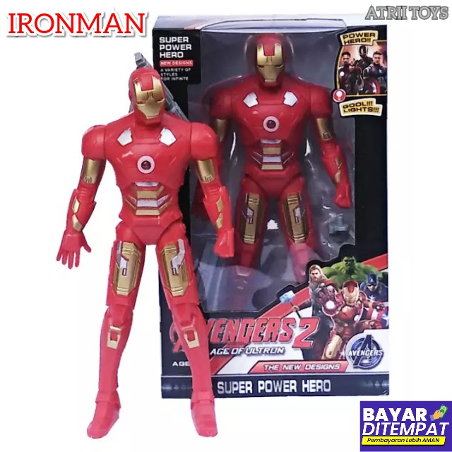 COD // Mainan Super Hero Avengers IRONMAN Ukuran Besar- Mainan Action Figure IRON MAN