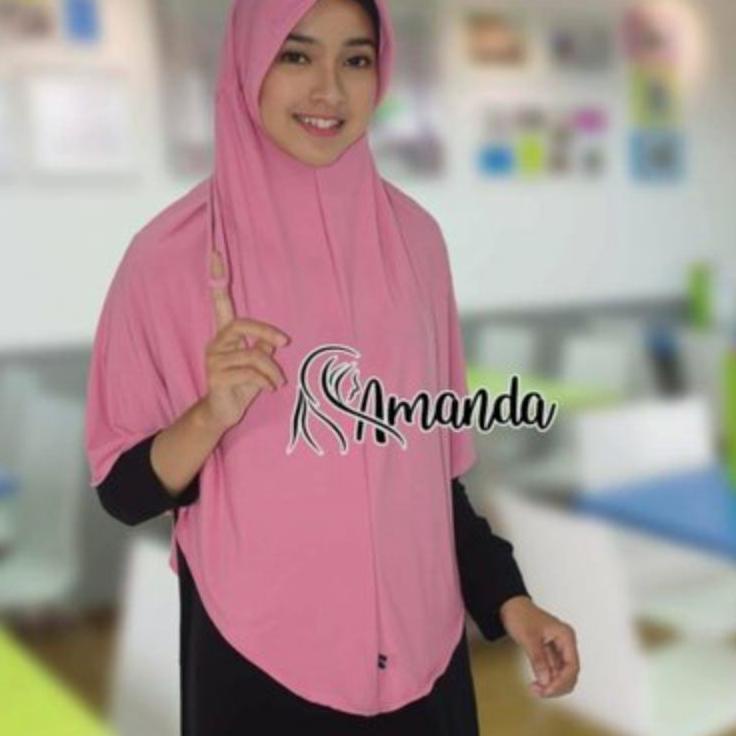 JILBAB SERUT AMANDA ORIGINAL/ HIJAB SERUT JUMBO / JILBAB MURAH BERKUALITAS/ REAL PICT/HIJAB SERUT JU