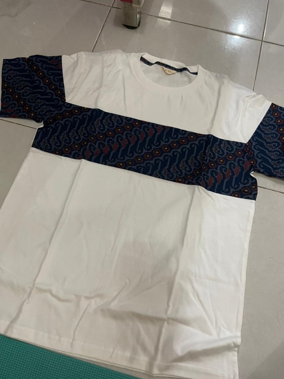 Kaos Batik Kaos Oblong Hazel Lengan Pendek Pria Wanita