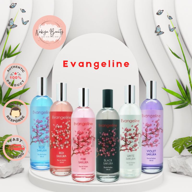 Evangeline Parfum Sakura 100ml | Evangeline Sakura Parfum Series | Parfum Evangelin sakura