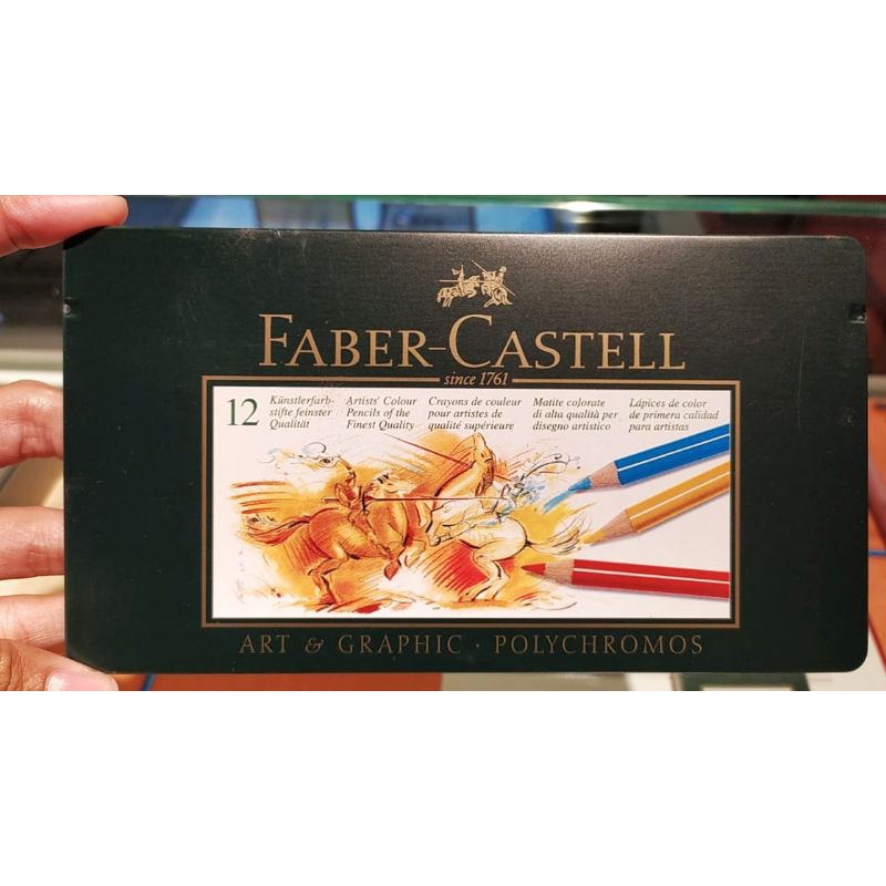 

BEST SELLER !! FABER-CASTELL POLYCHROMOS TIN CASE OF 12
