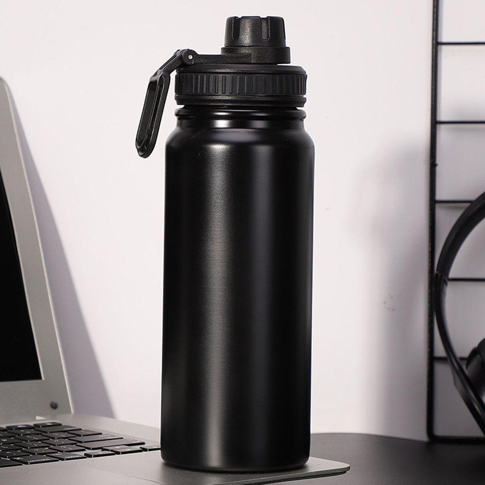 Top 800ml Botol Air Di Luar Ruangan Kapasitas Besar Stainless Steel Thermal Mug