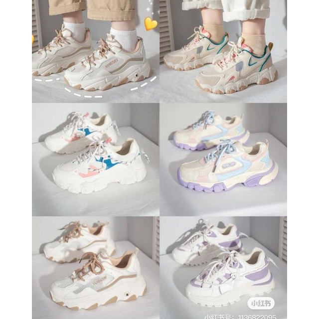 PVN Sepatu Sneakers Wanita Sport Shoes Candy