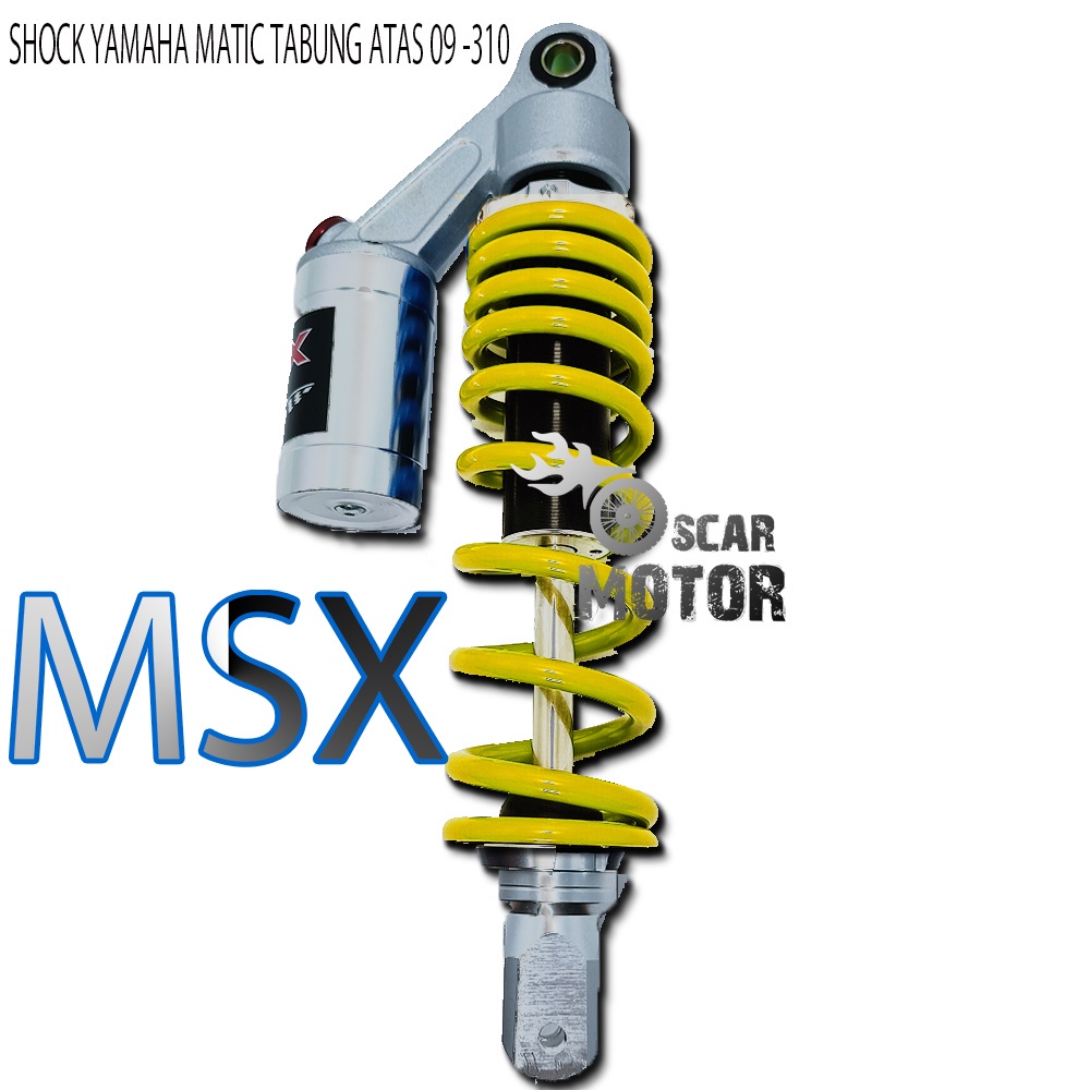 shock tabung matic mio shockbreaker belakang cnc fastbikes yamaha 310mm motor