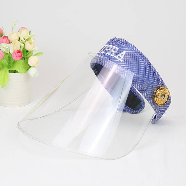 Faceshield Supra Premium Topi Sepeda Murah Face Shield Mika Tebal Grosir Pelindung Muka Anti Splash