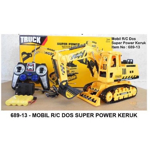 MAINAN ANAK REMOTE CONTROL RC TRUCK CONSTRUCTION TRUCK KERUK HENGJIAN