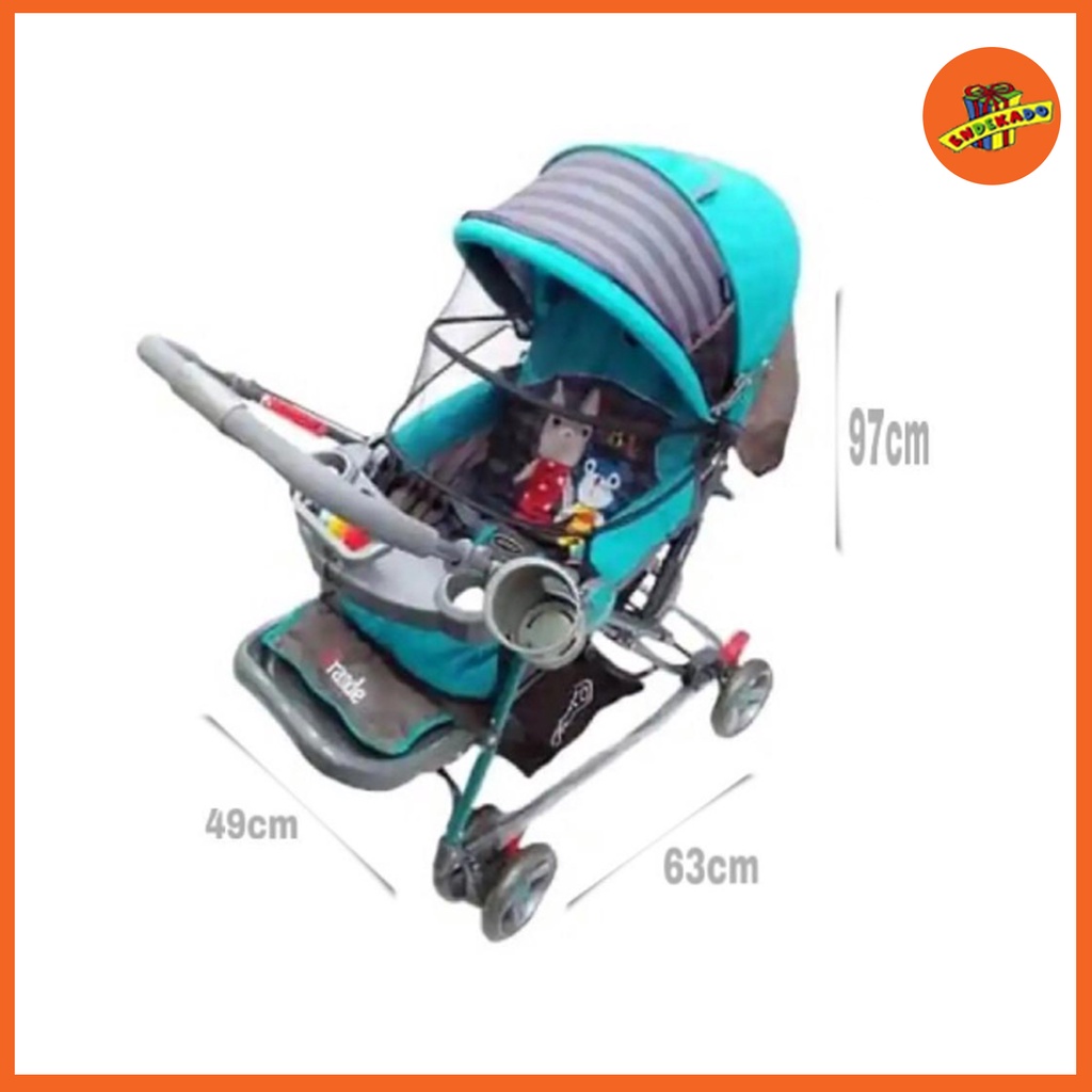 MAKASSAR! PLIKO GRANDE 268 STROLLER - Kereta Dorong Bayi