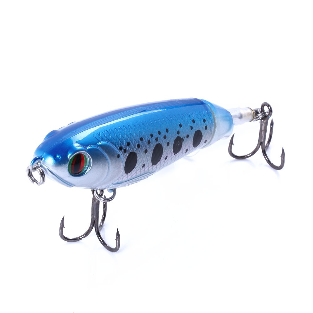 HENGJIA New 1pcs 9cm/17g Rotating Pencil Umpan Pancing Swimbait Ikan Fishing Lure Bait Kail Tackle