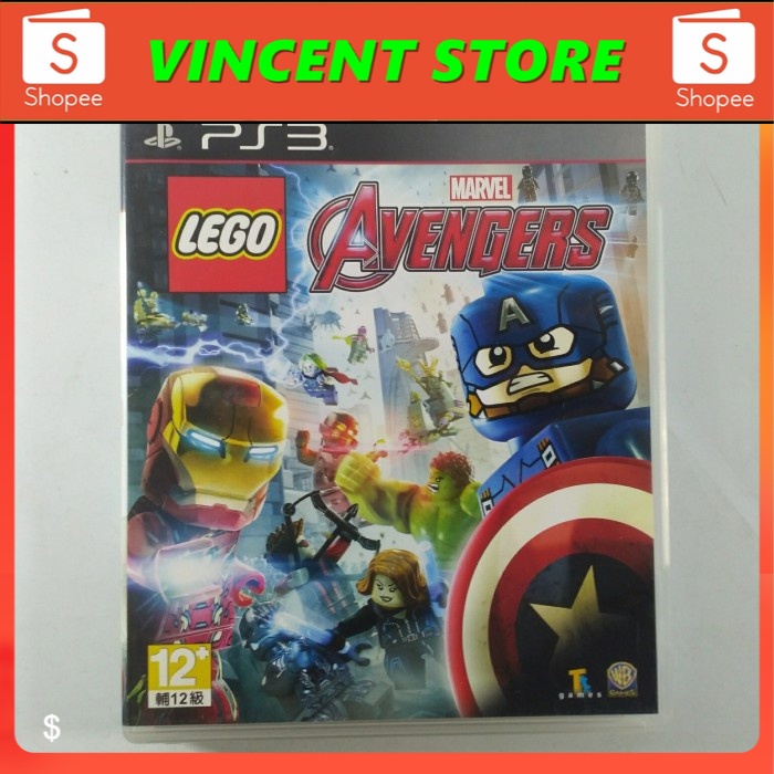 BD PS3 Kaset Game Lego Marvel Avengers