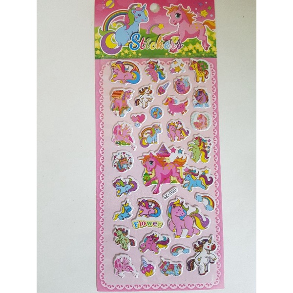 

Sticker Anak Timbul Unicorn SK-030
