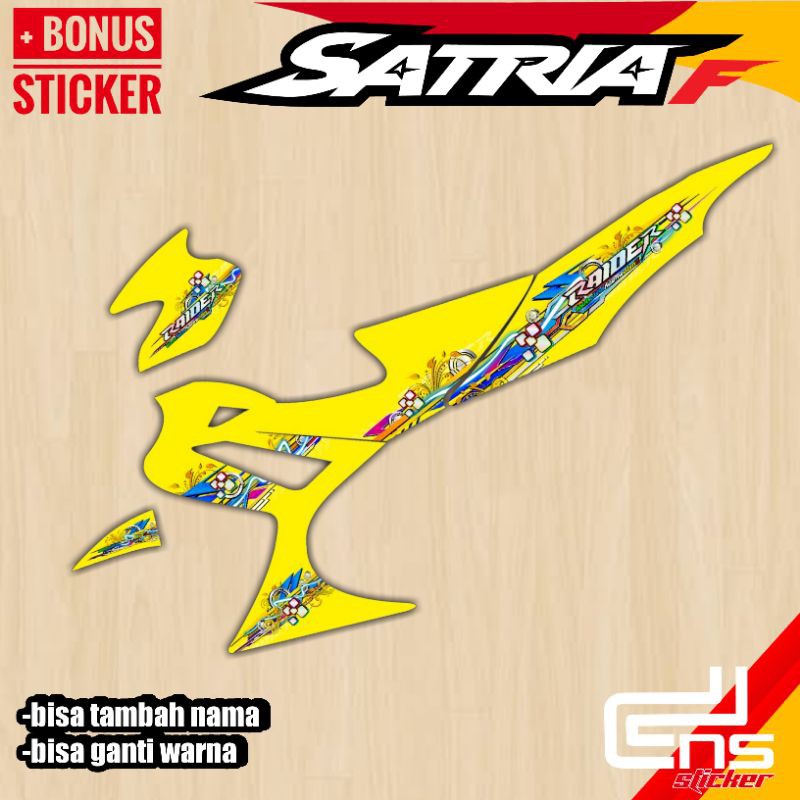 striping satria fu barong transparan hologram