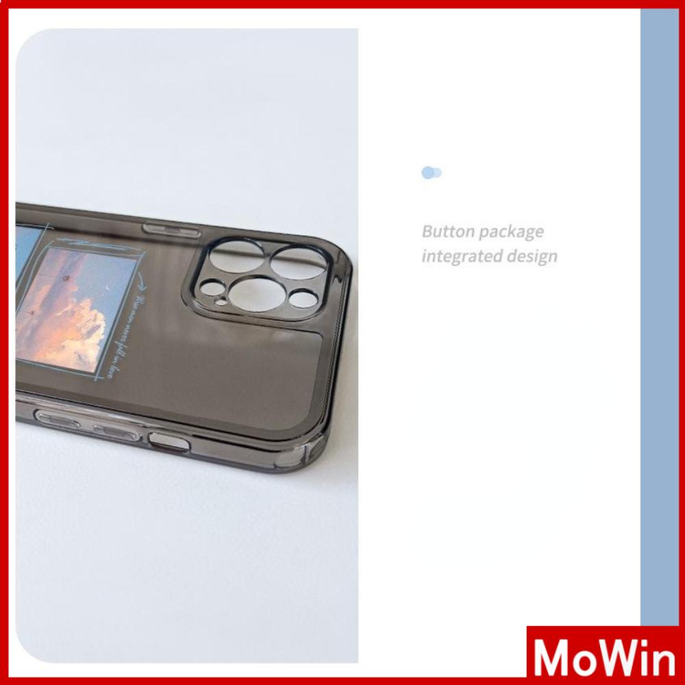 Casing Silikon iPhone 13 Pro Max 12 Pro Max 11 7 + Shockproof Motif Langit Biru Awan Putih