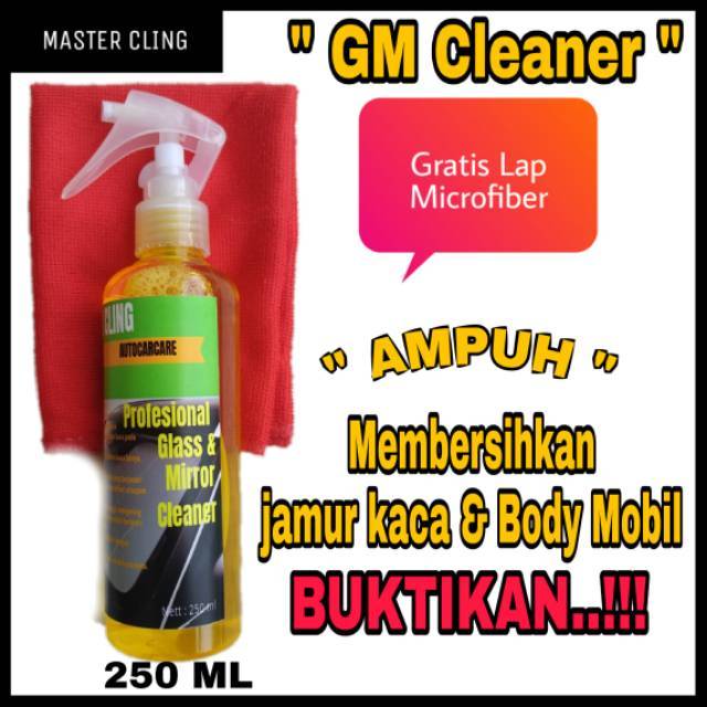 Pembersih jamur kaca / penghilang kerak/body/mobil/motor/helm/master cling