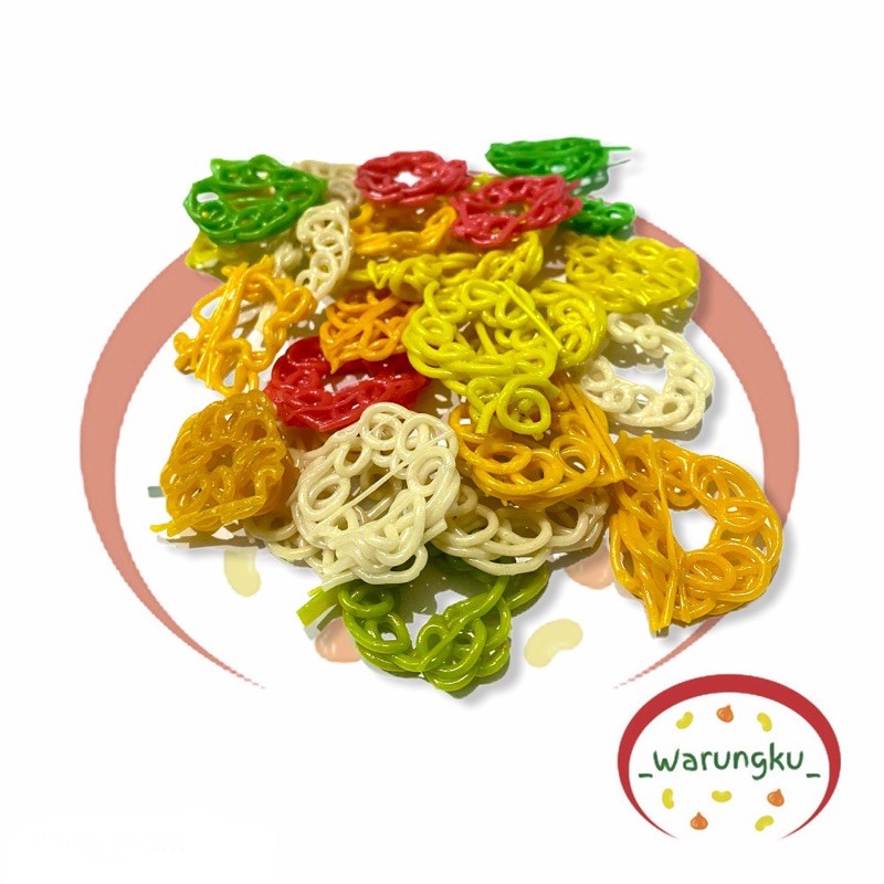 Kerupuk MAWAR 250gr Warna Warni