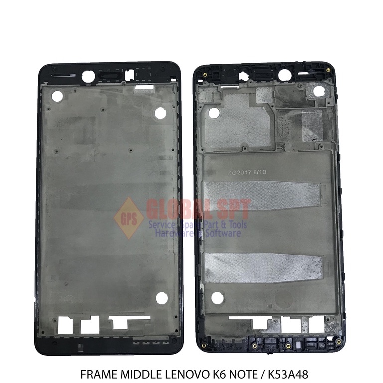 FRAME LENOVO K6 NOTE / TULANG TENGAH K53A48 / BEZZEL MIDDLE