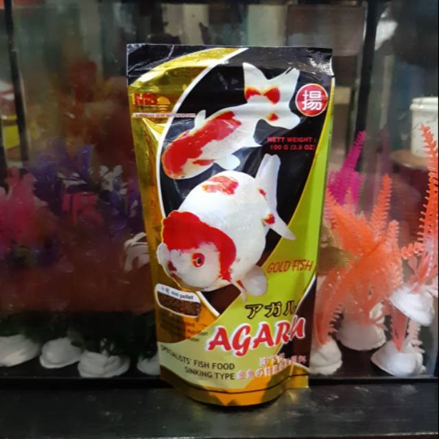 Agaru Gold Fish 100g Pelet Mini Koki