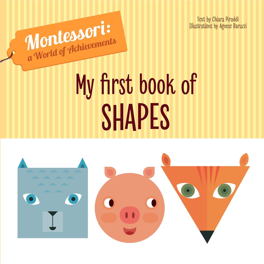 Buku MY FIRST BOOK THE MONTESSORI METHOD - farm wild animals numbers shapes montesori bbw belajar mengenal hewan angka bentuk