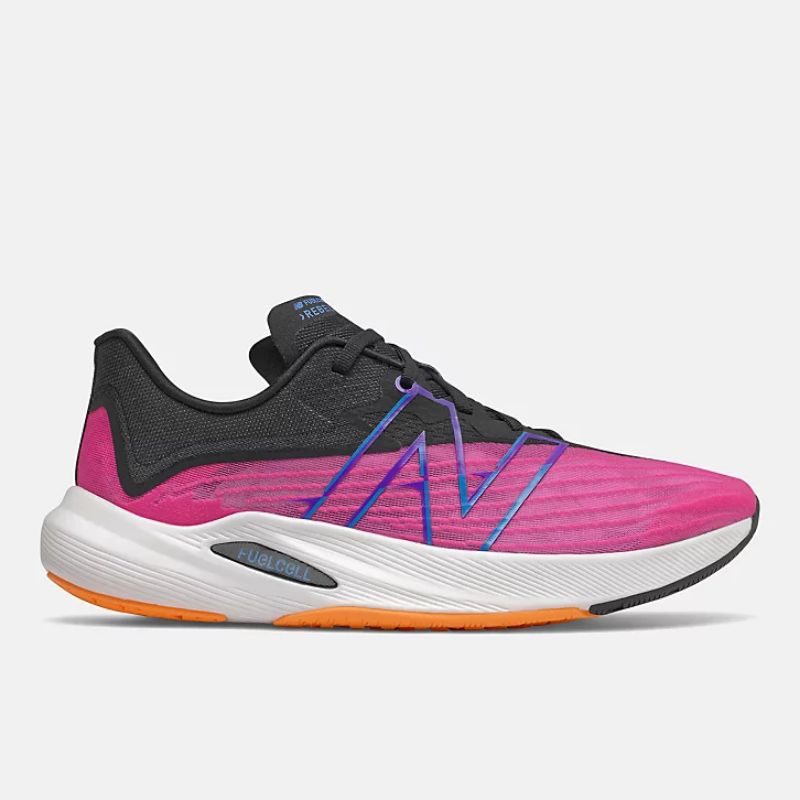 Sepatu Lari Running New Balance FuelCell Rebel V2 Men Pria Original - Pink Glo