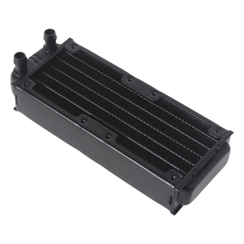 Gro 60x120mm Computer Water Cooling Radiator G1 / 4 Female Thread Heat Dissipation for Computer PC CPU Water Cool System