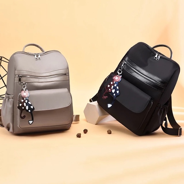 Tas Ransel Wanita Import Mini Korea Kulit Import Batam Branded Anti Air Kecil Waterproof