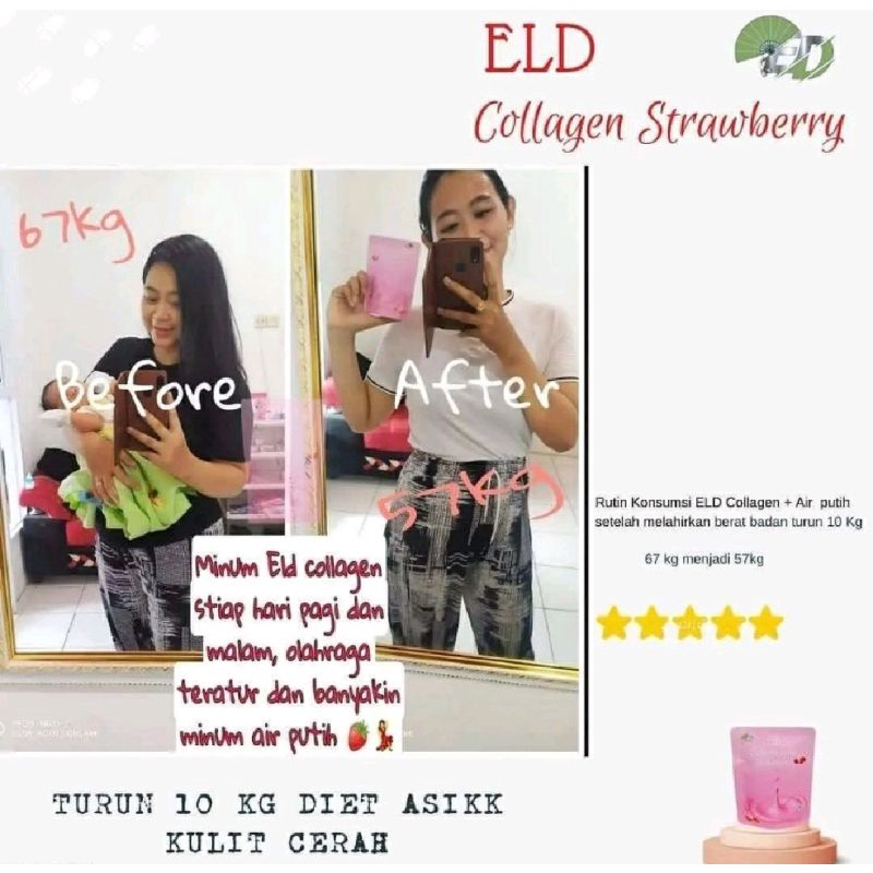 Collagen Drink Original Pemutih Badan Dan Pelangsing Badan