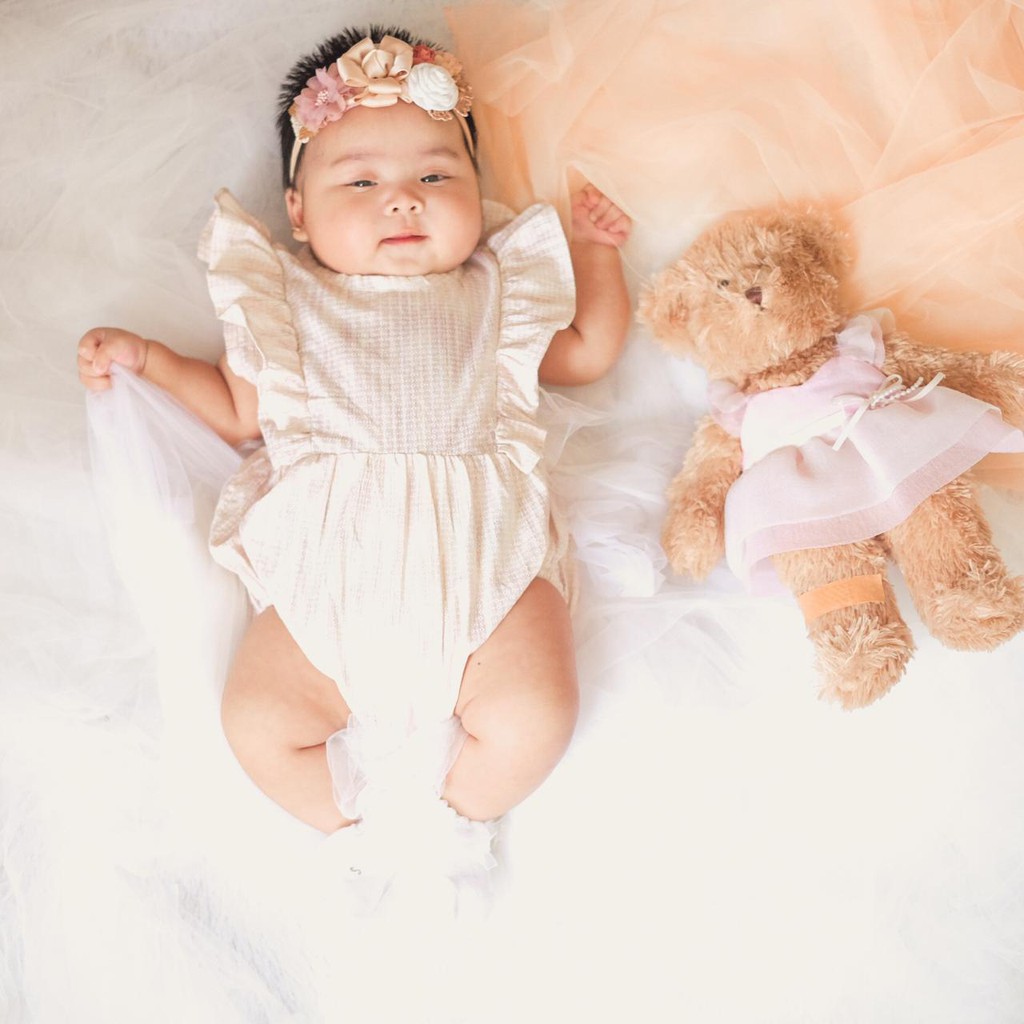 Babygiggles - Andreeanna Bianca Romper / Romper Bayi Perempuan