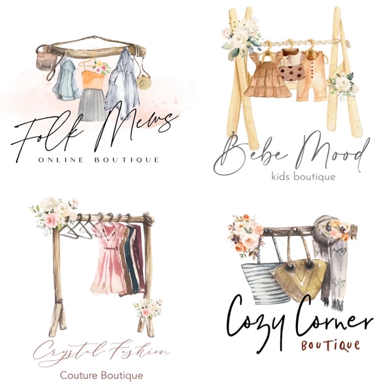 

(DRAN BEBE BOUTIQUE) JASA BIKIN DESAIN LOGO BISNIS OLSHOP