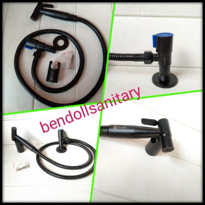 Promo Jet Shower Stainless  Black carlo