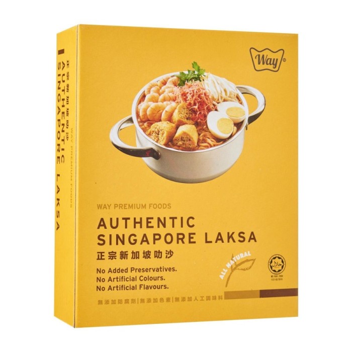 

Way Premium Foods Authentic Singapore Laska Noodle (Msg-Free) 170G
