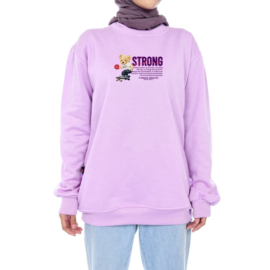 Crewneck Strong Women Sweatshirt X Urband Absolute A272