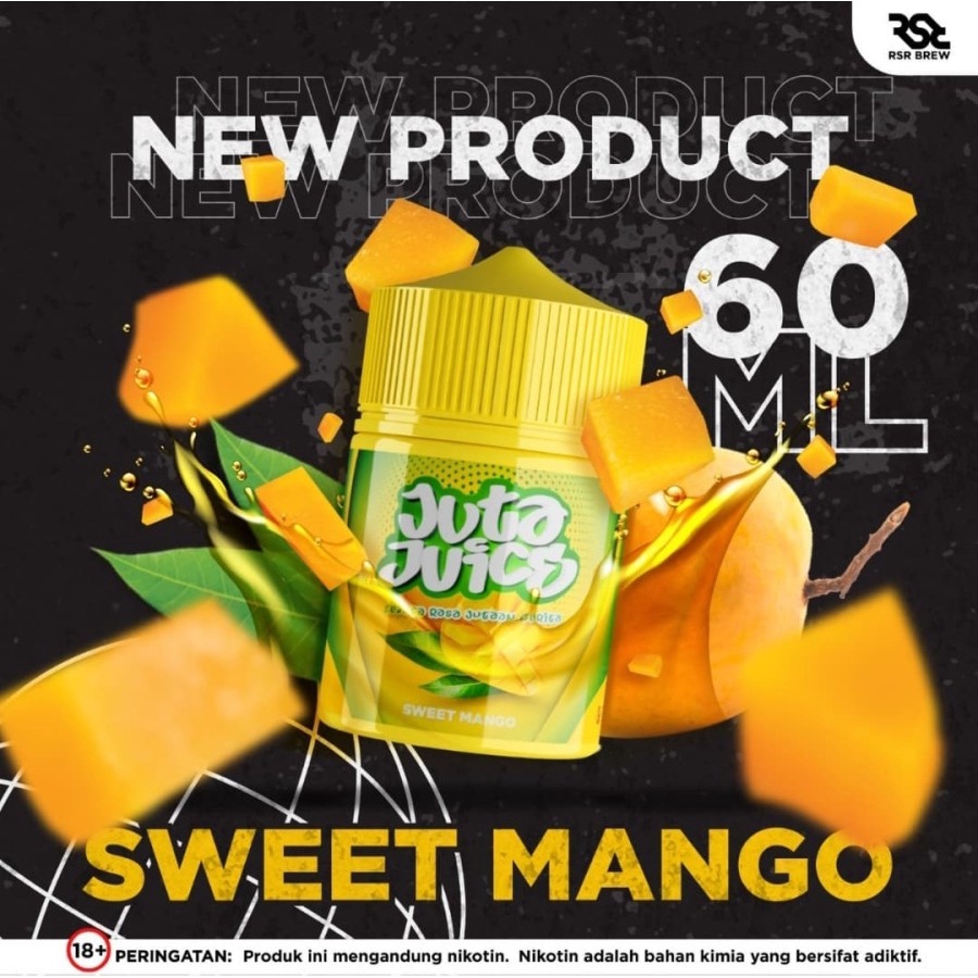 Juta Juice Sweet Mango 60ML by RSR Brew x Vape Boss