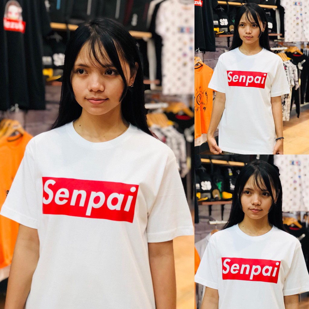 Tshirt Senpai Japan Box Logo white Premium Quality