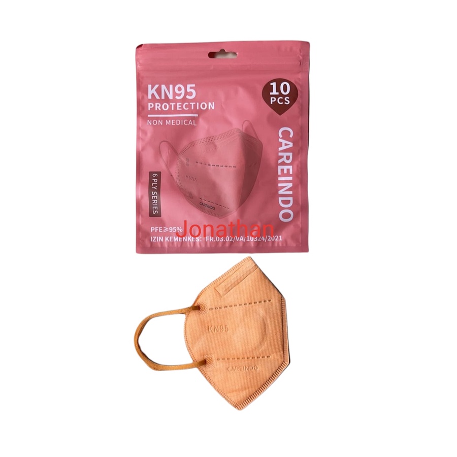 masker kn95 careindo 6ply isi 10pcs masker kn 95 careindo disposable model shumu /masker / masker medis / kn95 / kn95 5d / masker kn95 disposable mask isi 10pcs