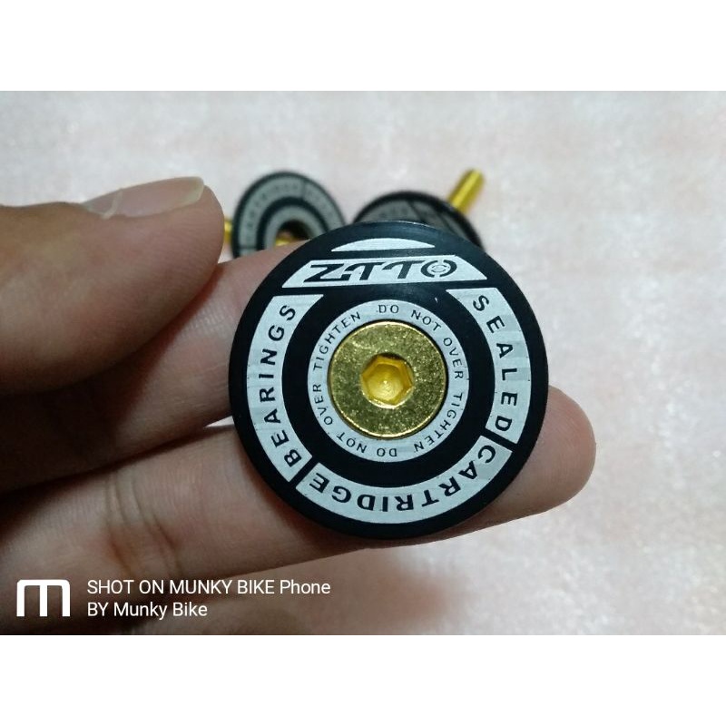 Top cap tutup stem headset steer tube fork cover ZTTO sepeda