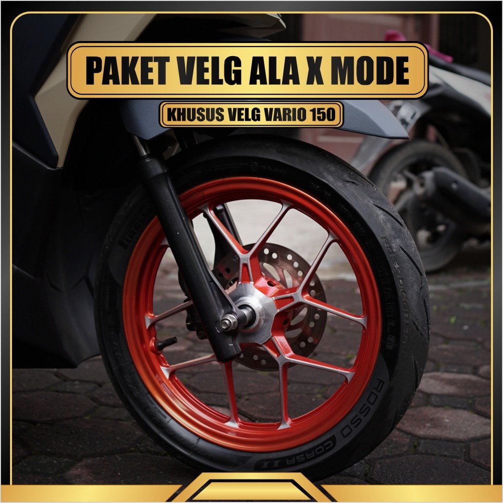 Paket Repaint Velg Vario 150 Ala X Mode Sapporo