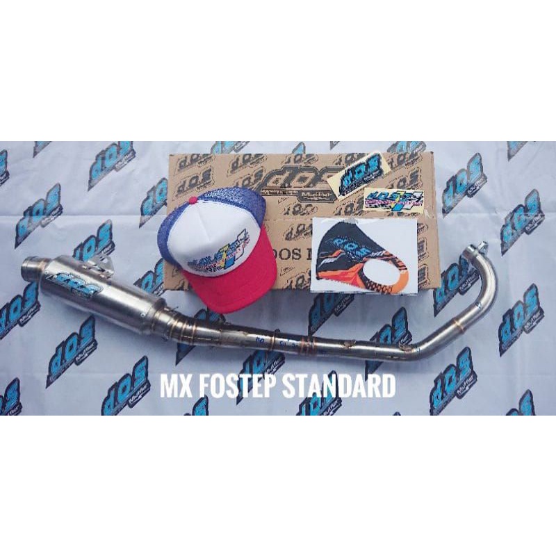 Knalpot DOS MUFFLER Mx Old 4SPEED Jupiter mx Original Racing Jogja