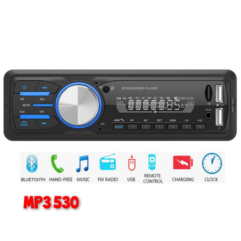 Tape Mobil Bluetooth Single Din Head Unit Double Din Fullset - Universal Semua Mobil