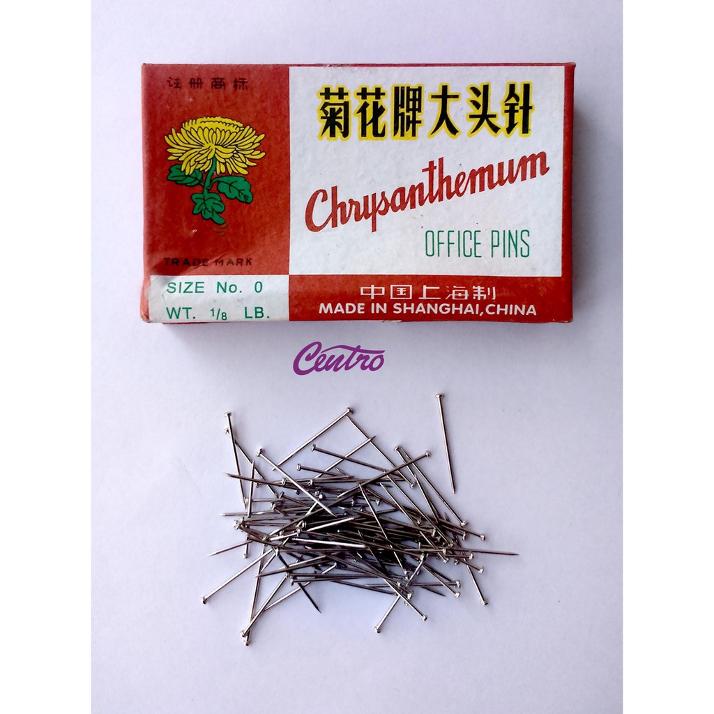 

Jarum Paku / Jarum Pentul / Office Pins Chrysanthemum