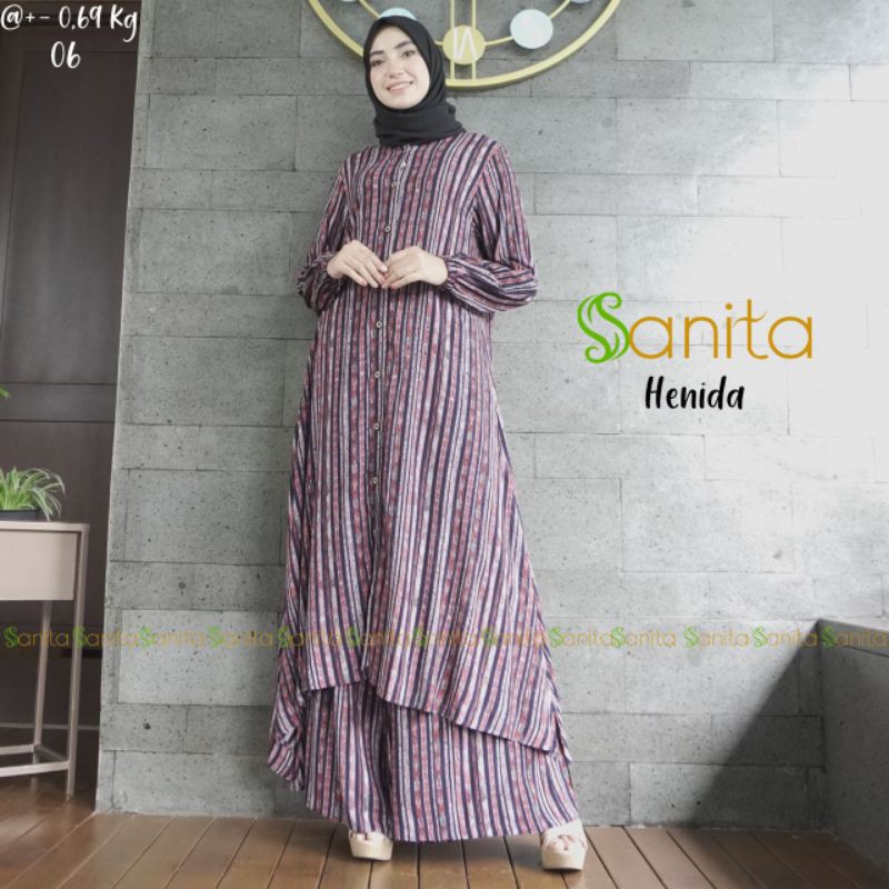 SET TUNIK KULOT HENIDA by SANITA