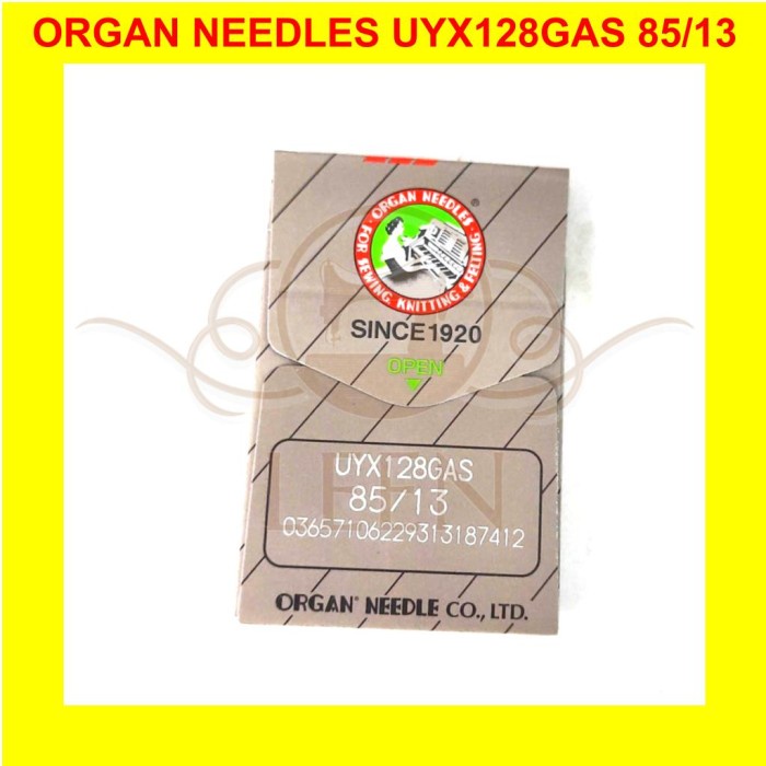 Jarum ORGAN UYx128 13 Japan Needles UY x 128 Overdeck Jahit Kam LEEN