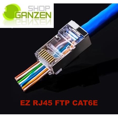EZ konektor rj45 cat6e STP FTP anti gagal 50pcs/pack