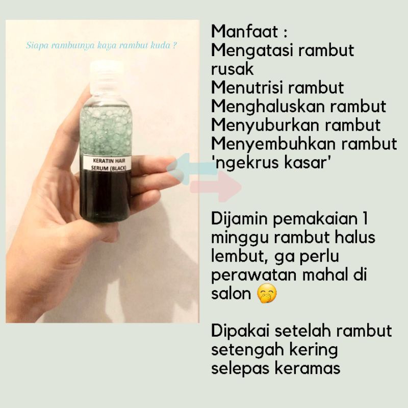 SERUM VITAMIN KERATIN RAMBUT ALA SALON