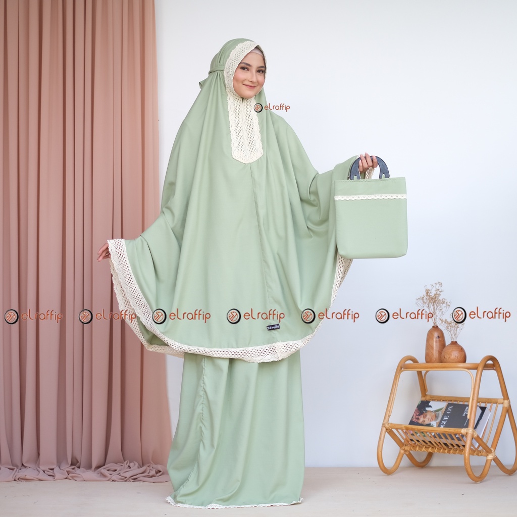 Mukena Dewasa Katun Polos 2 in 1 AyundaSeries