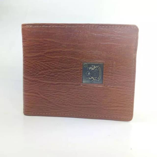 Dompet Pria CHECKERS Kulit Asli Motif Urat Kayu