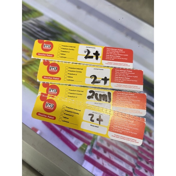 Voucher indosat 2GB Unlimited